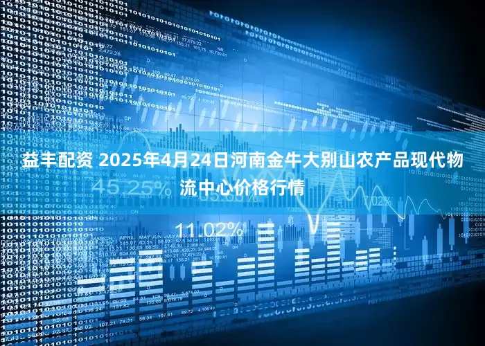 益丰配资 2025年4月24日河南金牛大别山农产品现代物流中心价格行情
