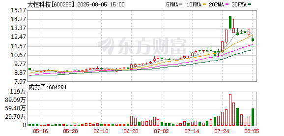 涌融优配 宁波一后勤公司中层斥资3.62亿元举牌大恒科技，取代徐翔母亲成第一大股东
