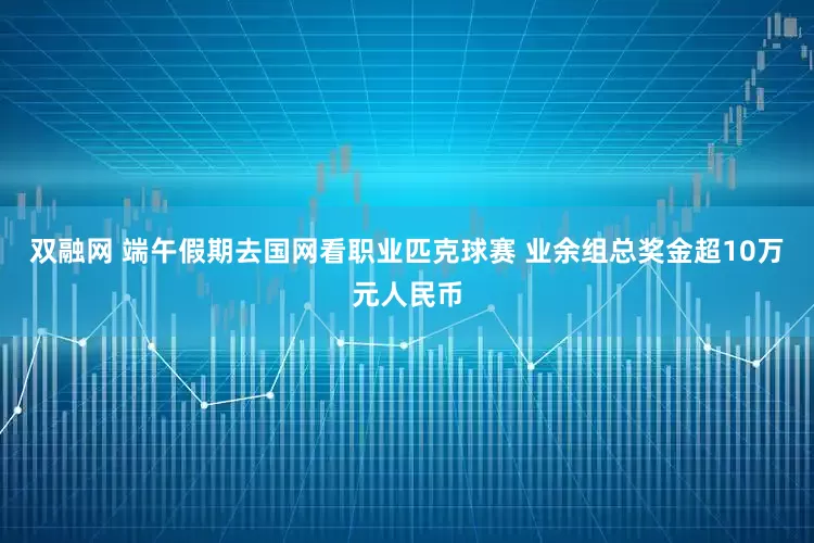 双融网 端午假期去国网看职业匹克球赛 业余组总奖金超10万元人民币